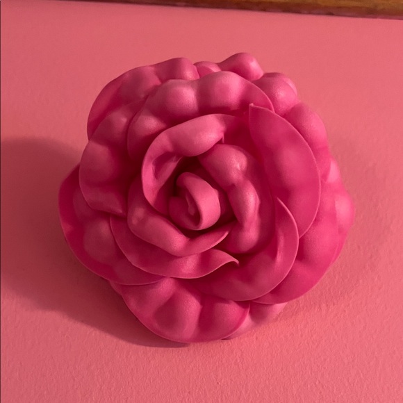 Pink 'Love' Wall Decor with Floral Accents - Picture 6 of 6